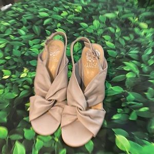 EUC Vince Camuto Grey Block Heels